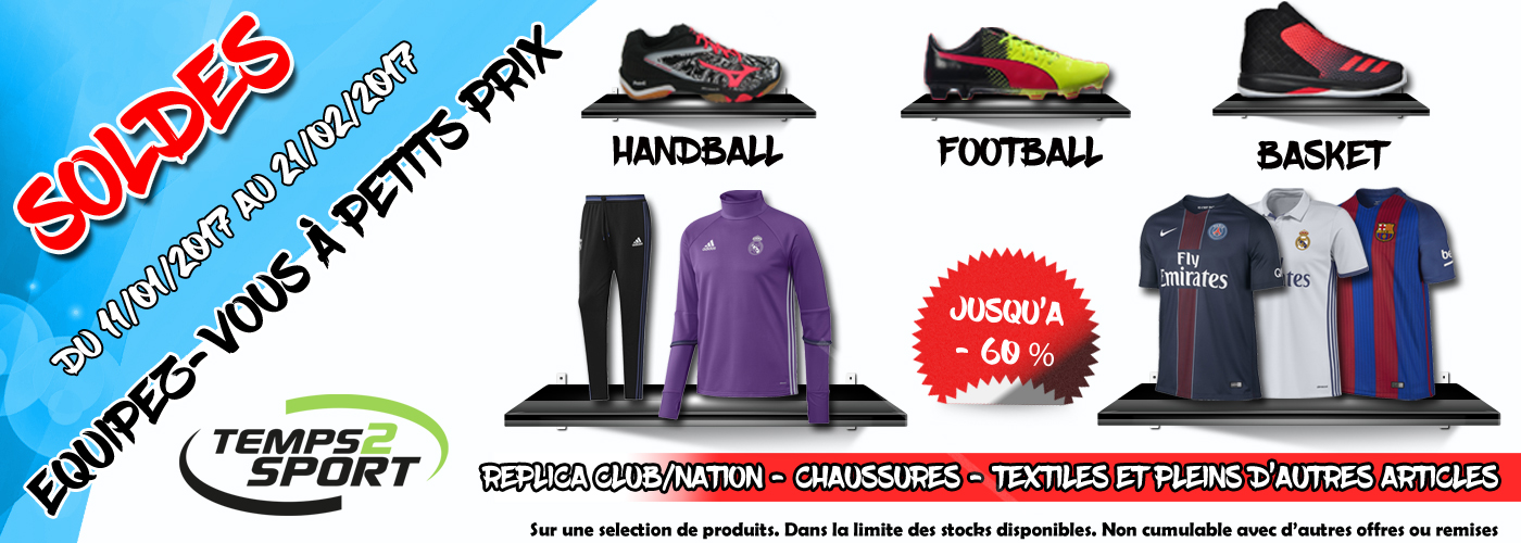 articles de sport soldes