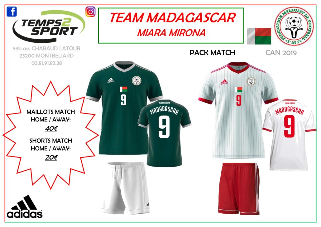 Team madagascar Maillot