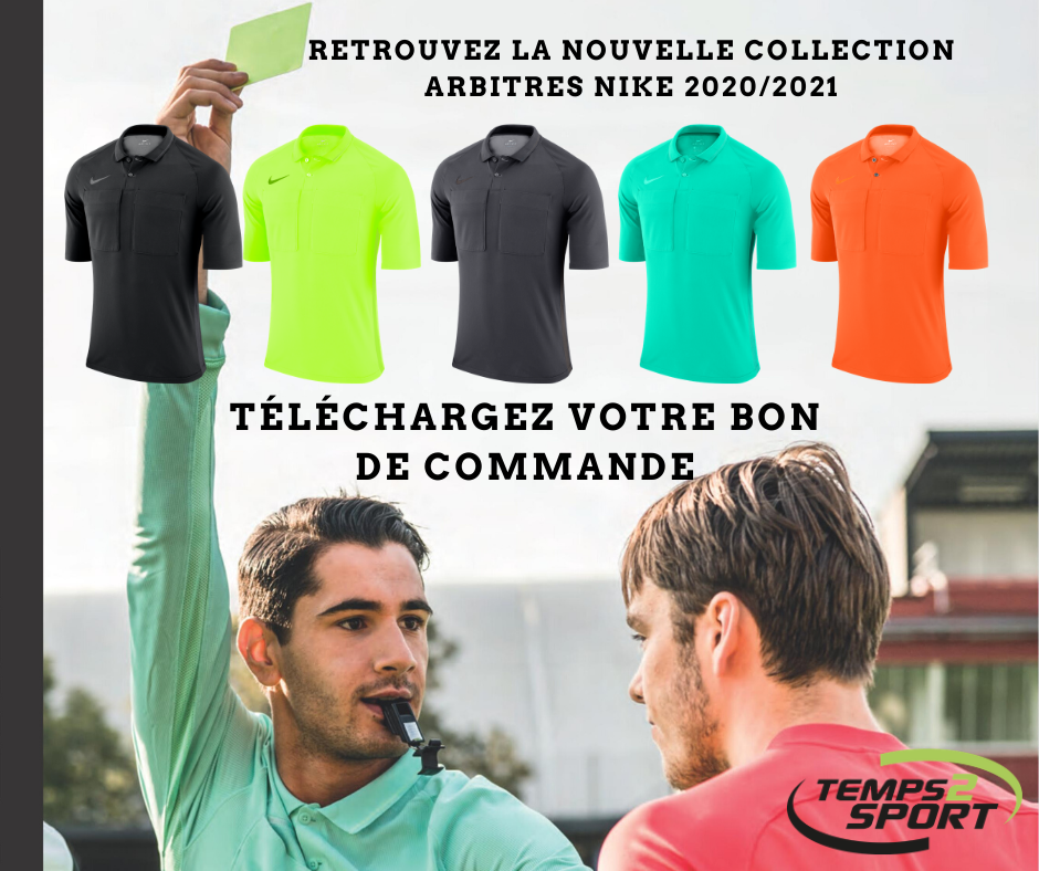 nouvelle collection maillot arbitre nike
