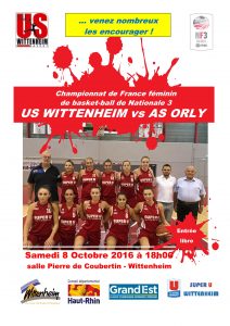 Affiche Us Wittenheim basket