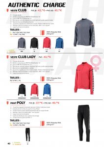 hummel authentic charge veste club