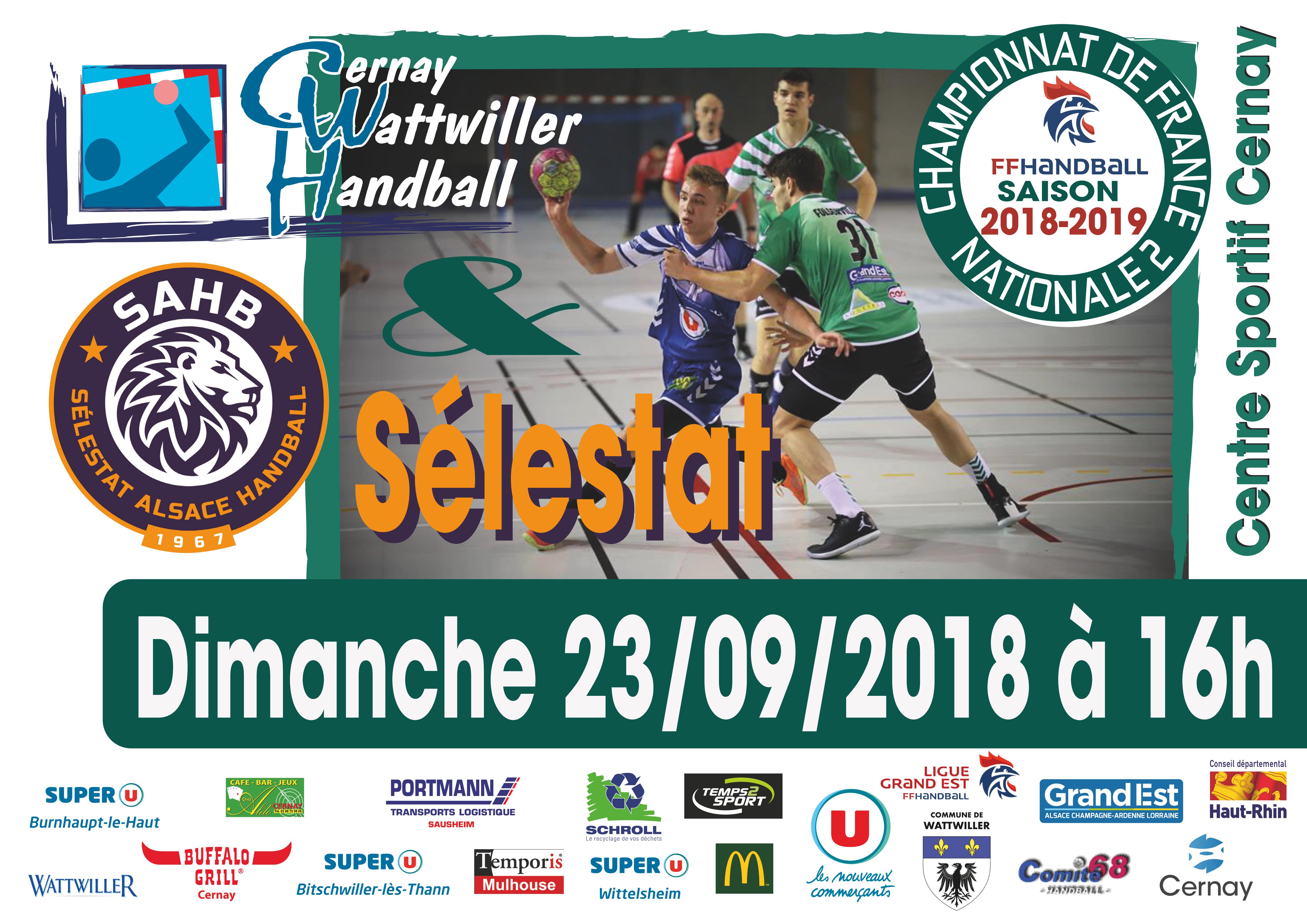 Klap Lima groep Derby Alsacien Cernay - Selestat - Temps 2 Sport - Votre Partenaire Sportif