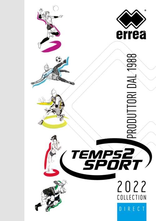 Collection ERREA Team Sport chez Temps 2 Sport