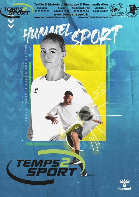 Hummel Team Sport disponible chez TEMPS 2 SPORT ALSACE