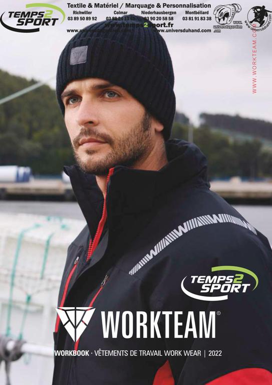 vêtement de travail professionnels chez Temps 2 Sport