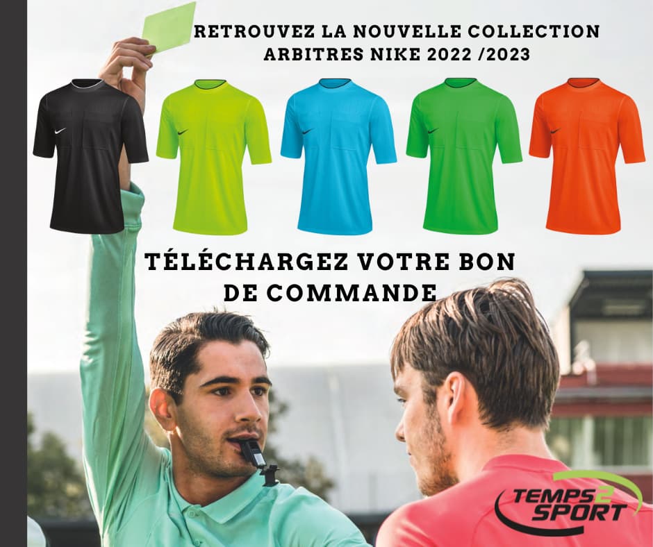 Maillots Arbitres Nike 2022