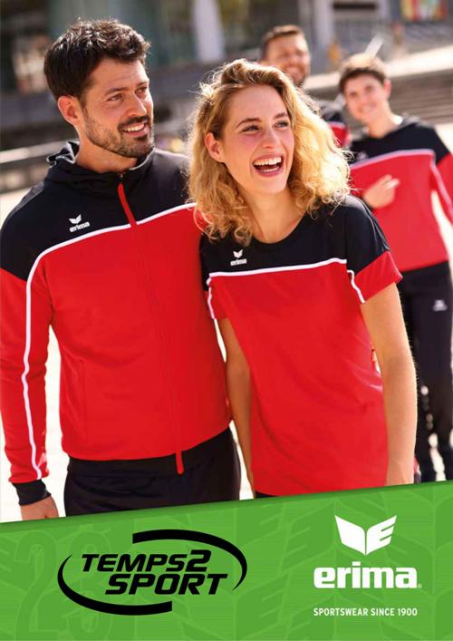 Textile ERIMA 2023 catalogue temps é sport