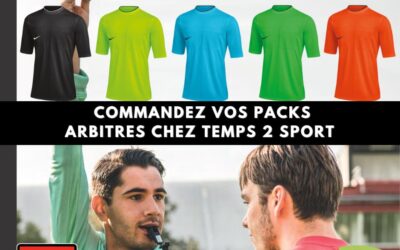 Commandez Vos Maillots Arbitres 2023-24 Chez Temps 2 Sport