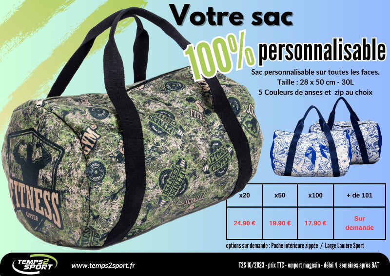 sac de sport personnalisable