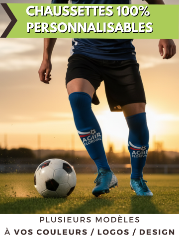 Chaussettes sport personnalisées TEMPS 2 SPORT