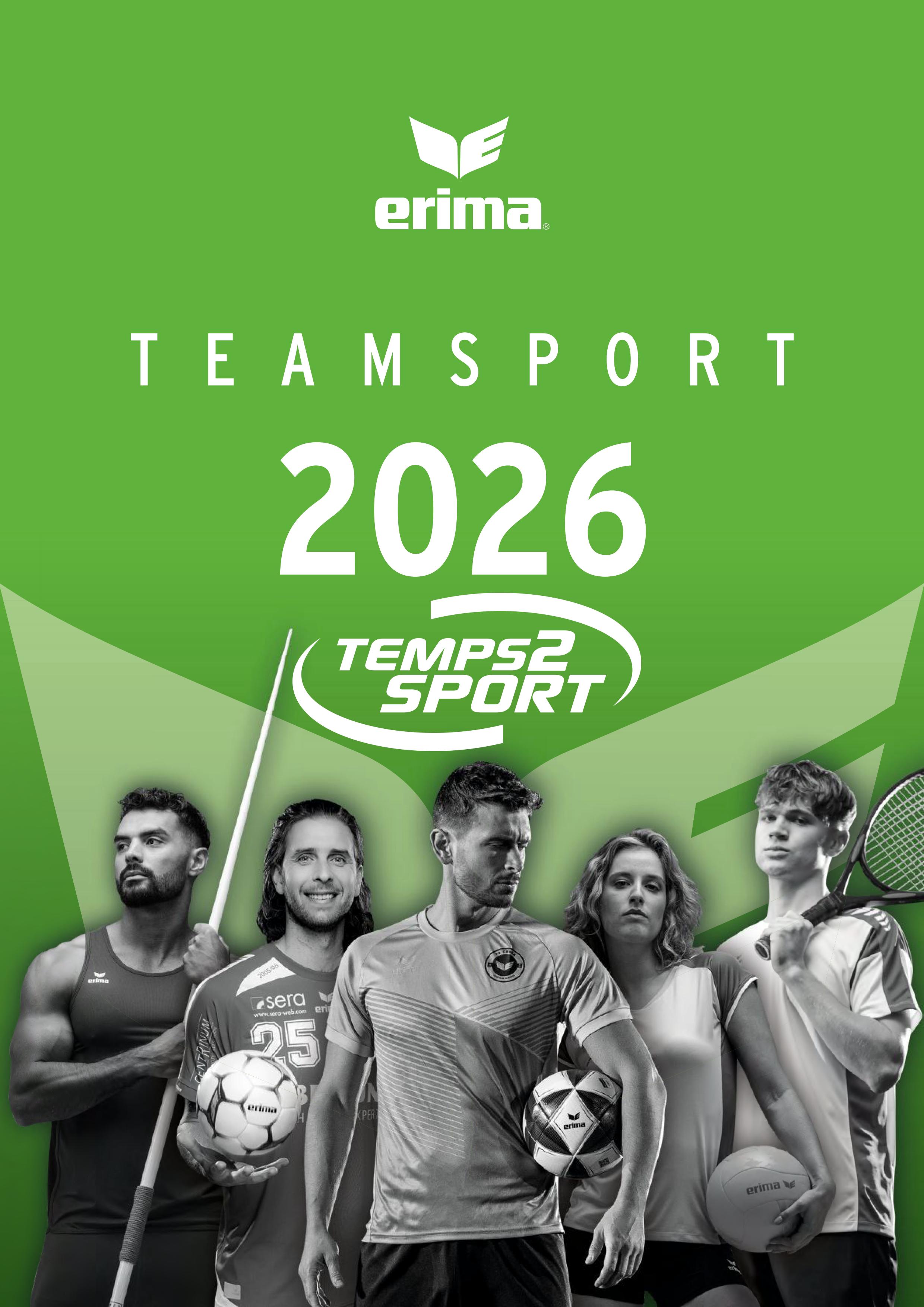 Erima 2026 catalogue TEAMSPORT