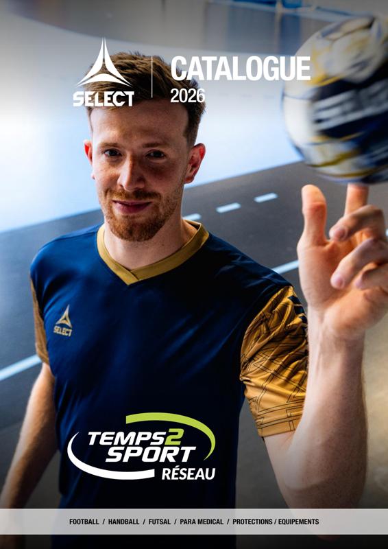 Catalogue de la marque SELECT 2026 disponible chez temps 2 Sport